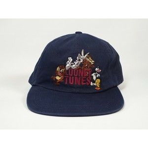 Vtg Looney Tunes Taz Bugs Bunny Wile E Coyote Sylvester Tweety Bird Baseball Hat